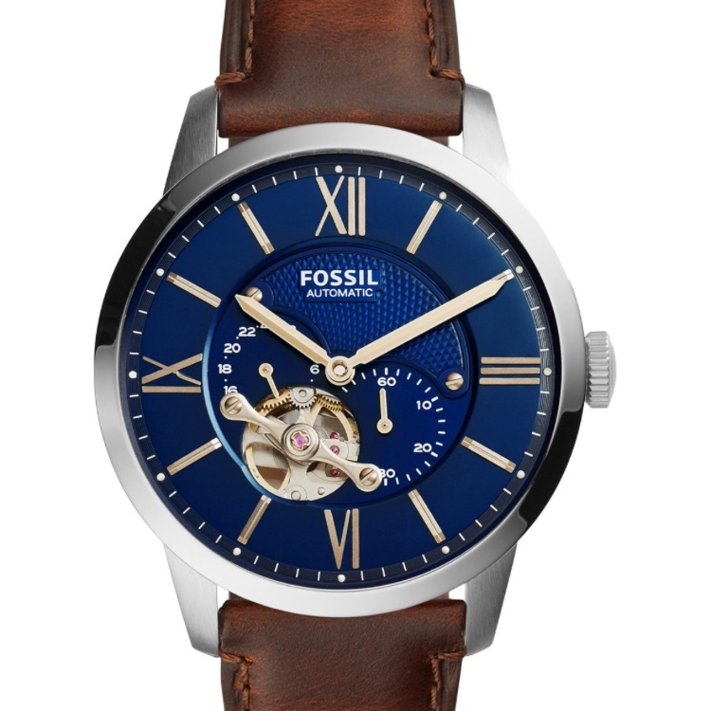 Men's Fossil Chronograph Leather Watch